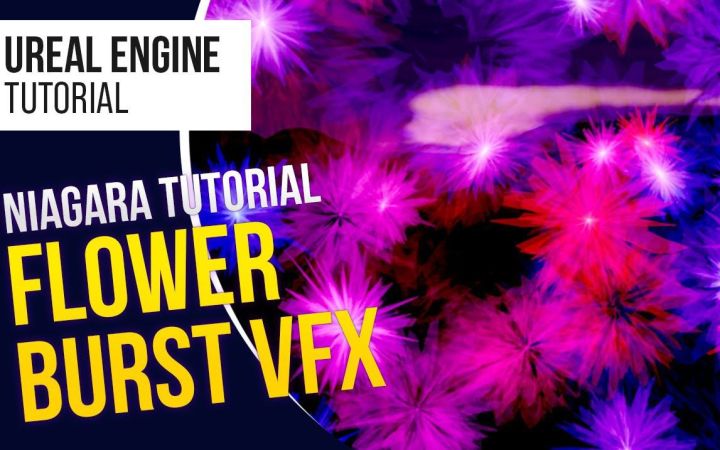 在虚幻引擎5中使用Niagara VFX创建一个扩散粒子截图