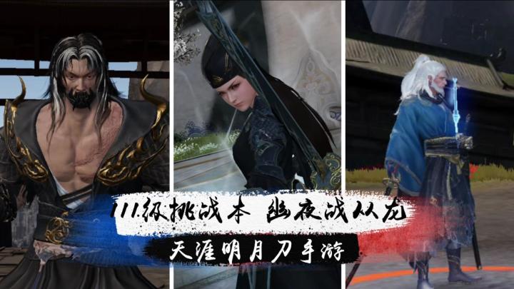 天刀手游:111级普通挑战本幽夜战从龙截图