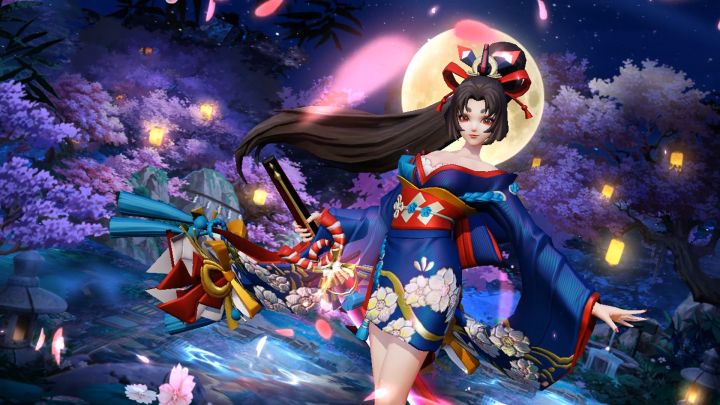 【皮肤展示】妖刀姬传说皮肤「樱雨刀舞」品质全面升级截图