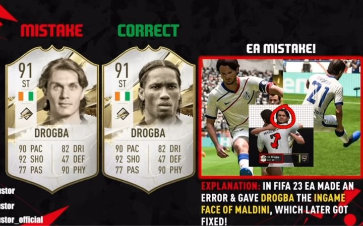 fifa系列游戏中离奇的错误截图