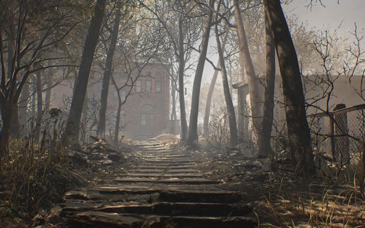 【4K】饭制虚幻5《生化危机4》重制版 走在那高清的进村路上截图