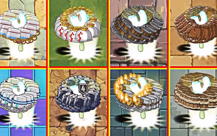 Pvz2:磁力菇开大吸附铁桶,:挑战各个世界中的巨人僵尸!截图
