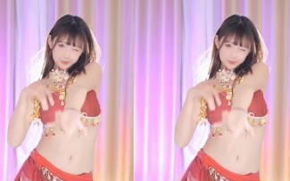 【鱼子酱】《飞吻摇摆舞》异域舞娘套装 直播跳舞录屏