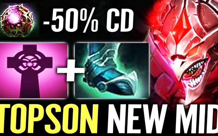 TOPSON中单戴泽,玲珑心+卫士胫甲【DOTA2】截图