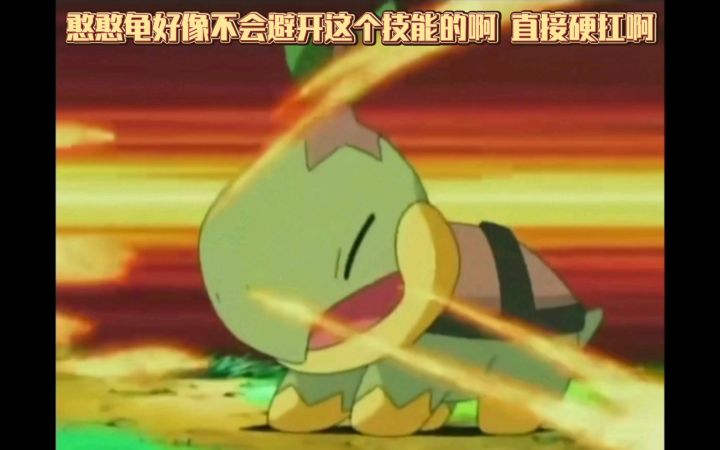 精灵宝可梦 憨憨龟好像不会避开这个技能的啊 直接硬扛啊截图