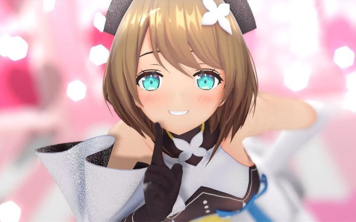 【青桐高校MMD】ワールドイズマイン/栗駒こまる【栗駒こまる生诞祭2022】【搬运】截图