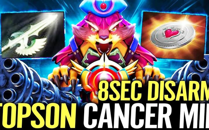 TOPSON中单滚滚,散失加缴械VS敌方TA!【DOTA2】截图