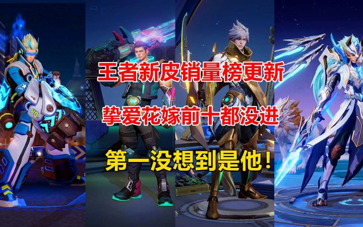 王者新皮销量榜更新,挚爱花嫁前十都没进,第一没想到是他!截图