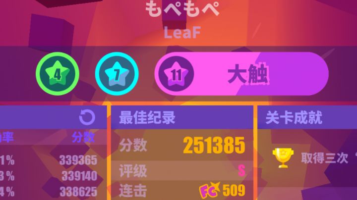 11级もベもベ全连!截图