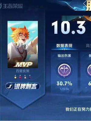 评分第五?那必不可能 #树叶 #百里玄策截图