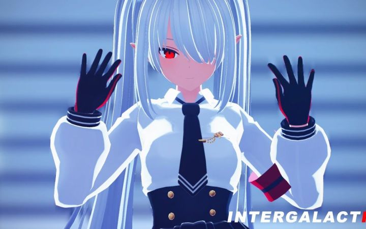 【碧蓝档案MMD】INTERGALACTIA【银镜伊织】【搬运】截图