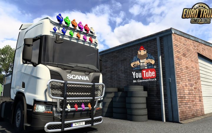 【YouTube】欧卡2mod_米其林人包模组|[ETS2 v1.44] Michelin Männchen Pack Mod *3 größen & vers截图
