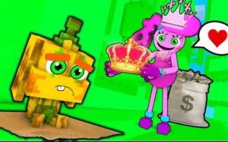 Poppy playtime 动画:乞丐bunzo兔子喜欢长腿妈咪丨爱情的故事动画丨我的世界动画 波比的游戏时间动画