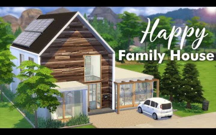 【模拟人生4速建|搬运|附链接|30×20|nocc】Happy Family House截图