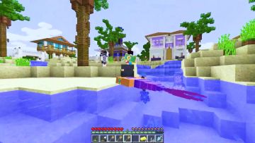 在《我的世界》中扮演美人鱼公主!