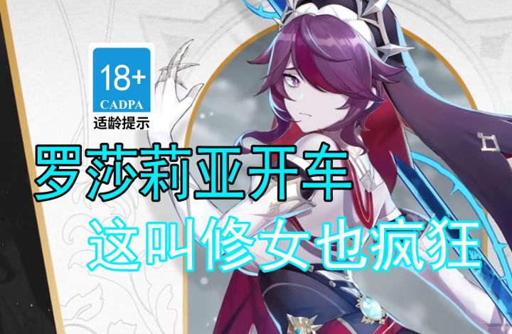 【原神歪传】罗莎莉亚开车 这是修女也疯狂#双十一带货大玩家#截图
