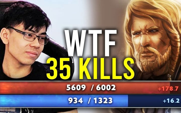 ANA三号位全能骑士,宰猪一样35杀【DOTA2】截图