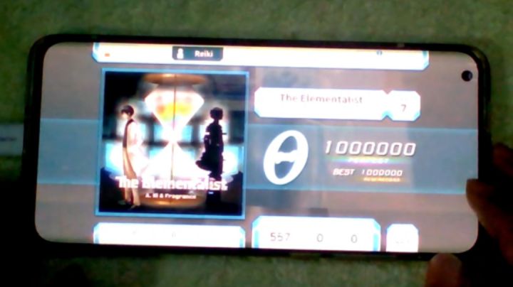 拙劣手元：The Elementalist ADV7 百万θ满分截图