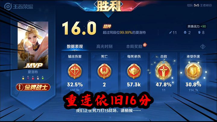 可乐:掉线重连后依旧16.0评分的夏洛特,你见过吗截图
