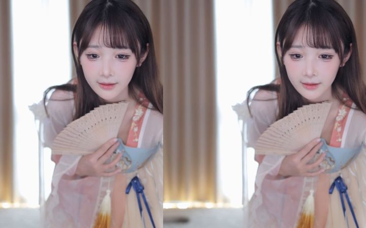 【鱼子酱】《高唐》国风汉服套装 直播跳舞录屏截图
