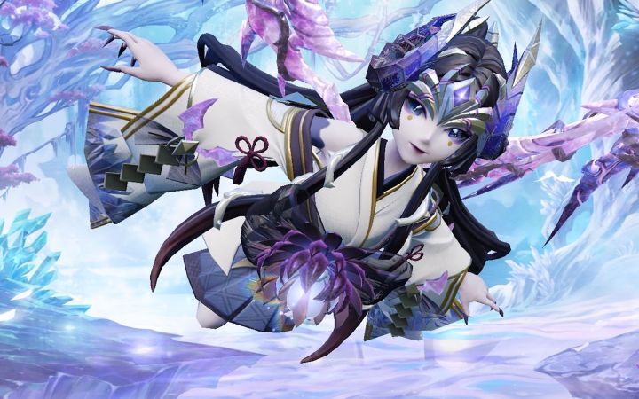 【皮肤展示】吸血姬全新典藏皮肤「晶渊·璃之花」截图
