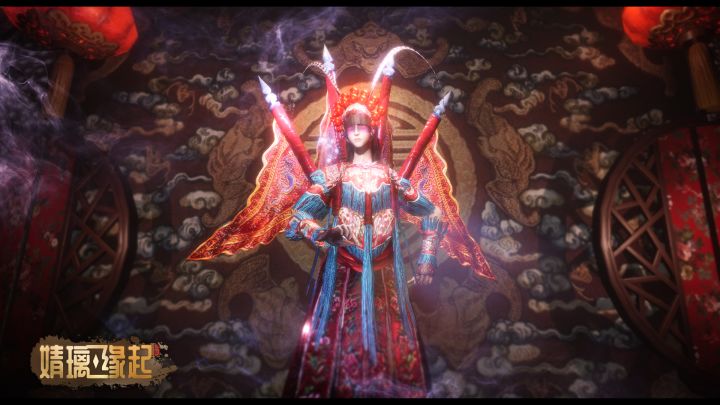 《婧璃缘起》琉隐前传,戏女青舟。截图