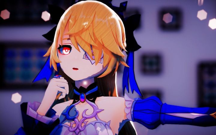 【原神MMD】Elect【菲谢尔】【搬运】截图