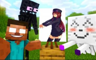 MC怪物学院动画丨画画挑战8集丨我的世界动画