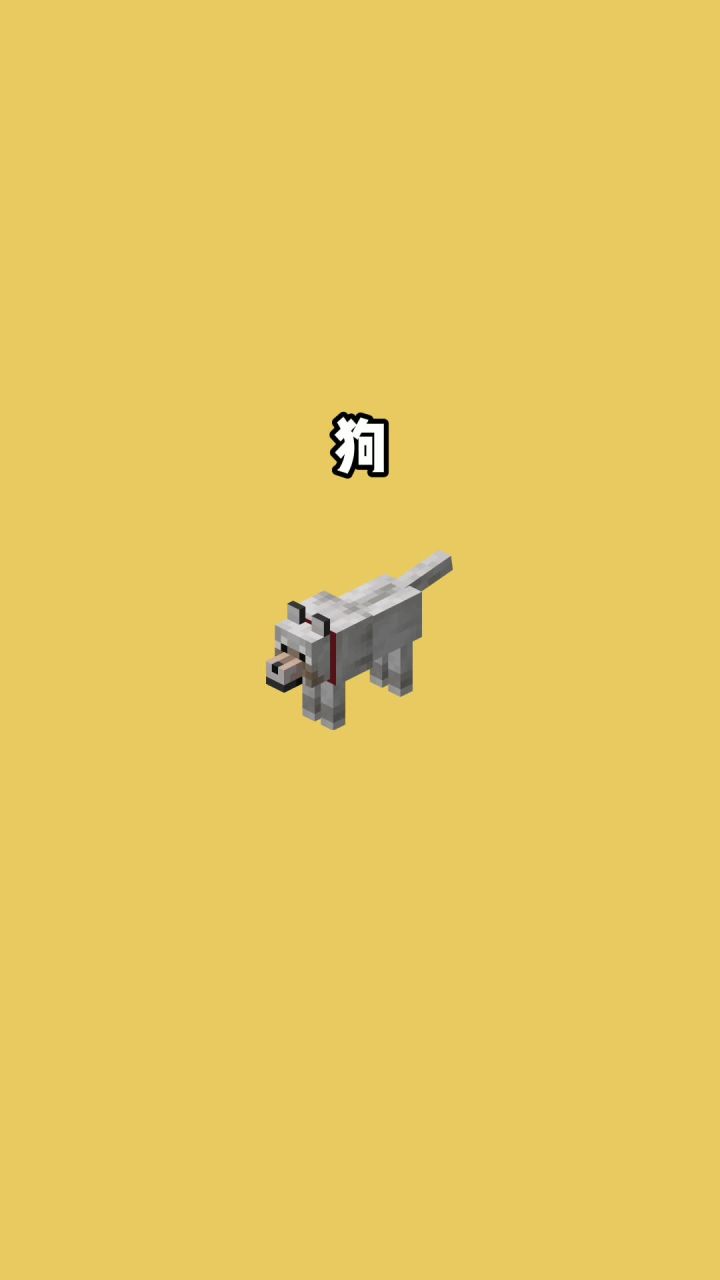 我的世界vs真实世界——狗#我的世界动画截图