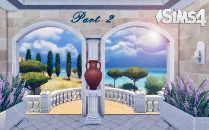 【模拟人生4速建|搬运|附链接|50×50|nocc】Mediterranean Mega Mansion | Interior截图