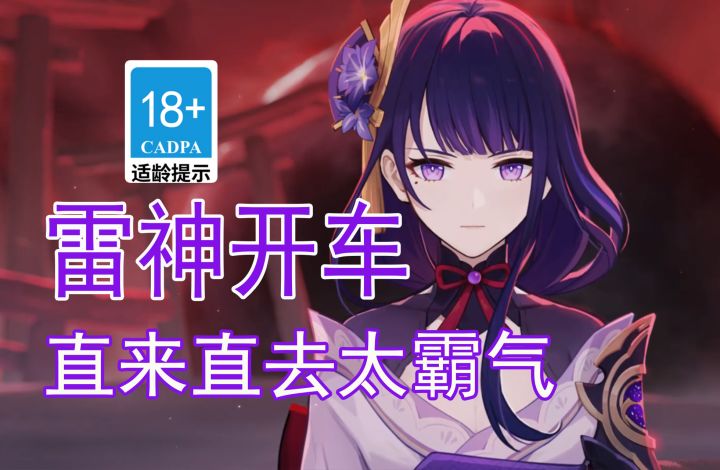 【原神歪传】雷神开车 直来直去太霸气#无限视频创作月#截图