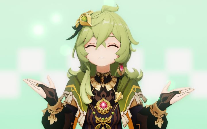 【原神MMD】恋爱循环【柯莱】【搬运】截图