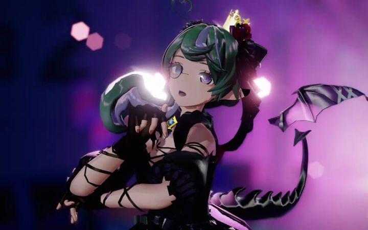 【MMD】毒蛇【YYB Miku Magic night】【搬运】截图