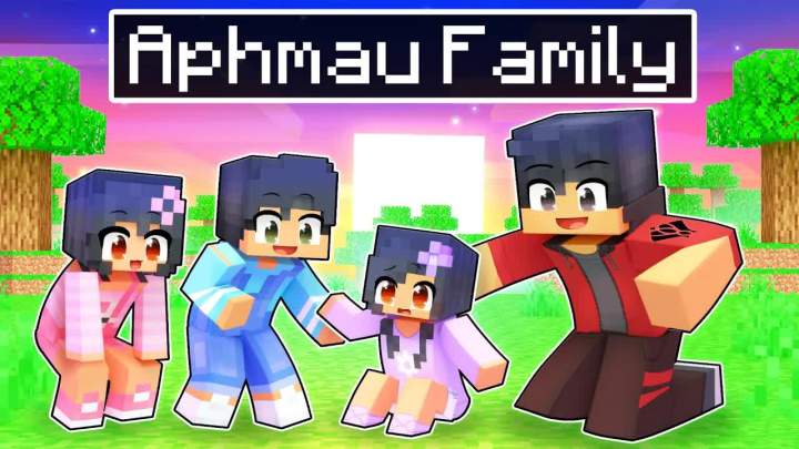 【Aphmau】在 Minecraft 中被 APHMAU 家族收养!截图