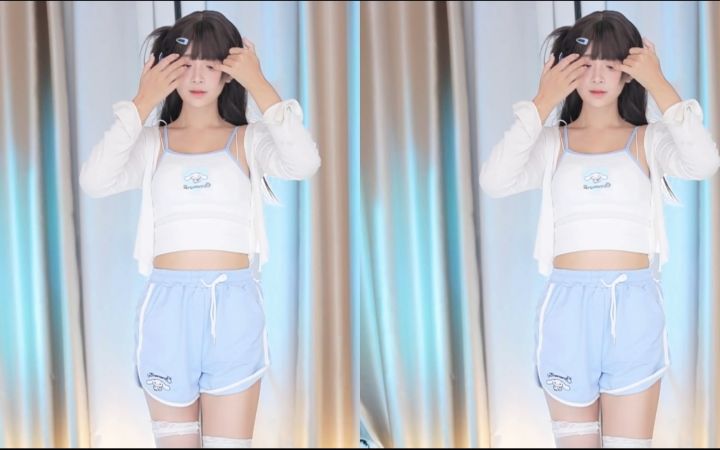 【鱼子酱】《Bunny》玉桂狗套装版 直播跳舞录屏截图