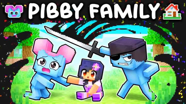 【Aphmau】由PIBBY家族在Minecraft中发现!截图