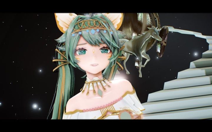 【MMD】魔法少女与巧克力【YYB式改变初音未来-沙金猫罗】【搬运】截图