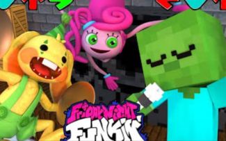 怪物学院动画:星期五之夜和huggy wuggy和bunzo bunny和长腿妈咪一起来演唱会丨我的世界动画