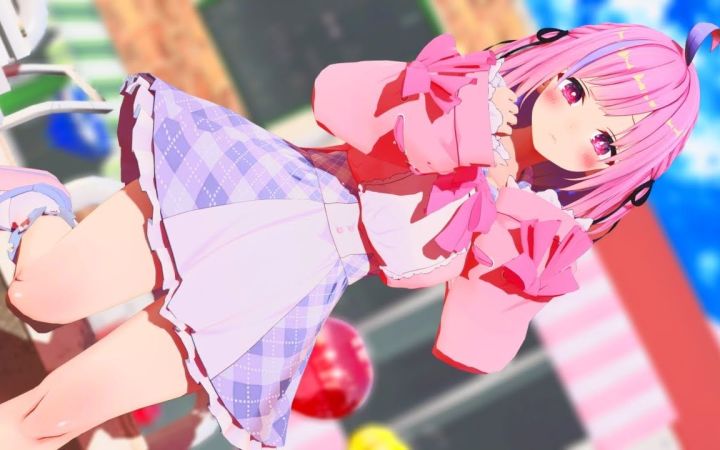 【VtuberMMD】可愛くてごめん【生駒ミル】【搬运】截图