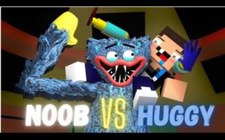 【Craftronix】MC我的世界动画丨新波比的游戏时间 VS 菜鸟! 拥抱 Wuggy 疯了! (全篇)丨我的世界动画电影