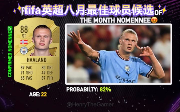 fifa英超八月最佳球员候选截图