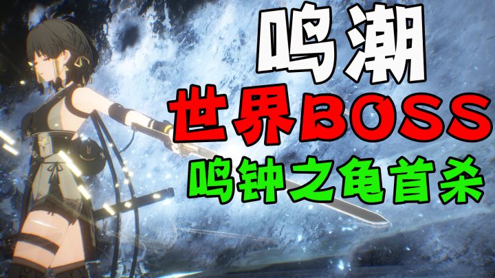 【鸣潮】世界BOSS鸣钟之龟首杀!总的来说这游戏不简单!截图