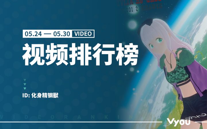 Vyou微你周刊排行榜·视频榜(5.24-5.30)截图