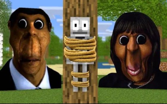 怪物学院第1775集丨obunga & Curse Face Challenge丨我的世界动画截图