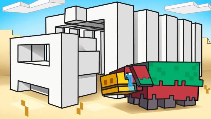 Minecraft 嗅探器的故事...(卡通动画)截图