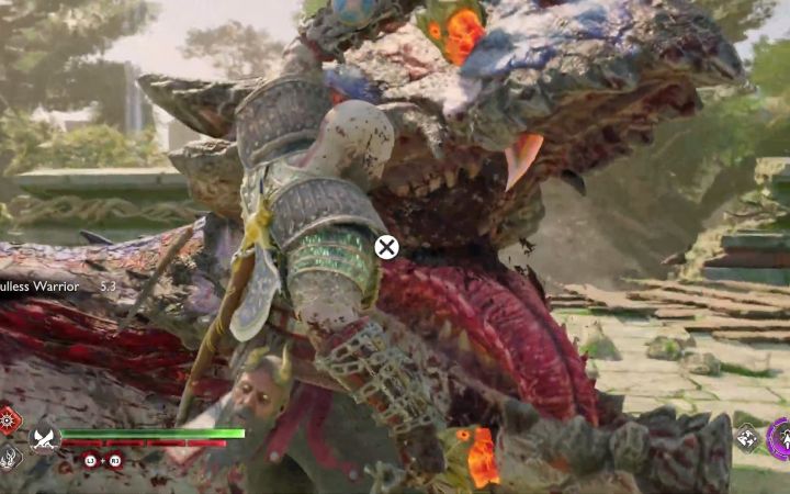 转载油管《战神:诸神黄昏》部分BOSS战无伤打法截图