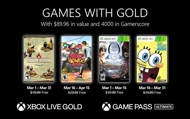【IGN】Xbox金会员2022年3月免费游戏预告截图