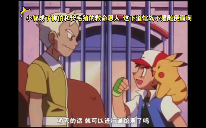 精灵宝可梦 小智成了柳伯和长毛猪的救命恩人 这下道馆战不是随便赢啊截图