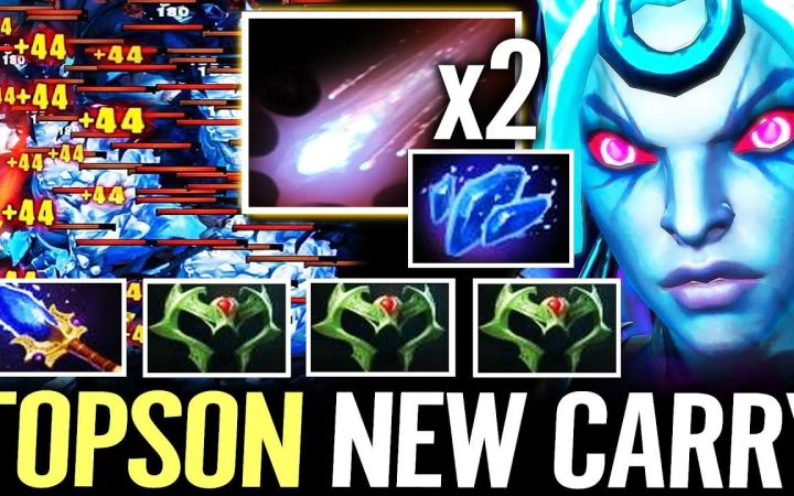 TOPSON一号位复仇之魂!3系带+A杖还是打了8-10【DOTA2】截图