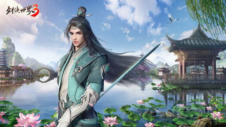 全新公测版本「剑啸长歌」!长锋分碧水,诗酒踏清歌。截图